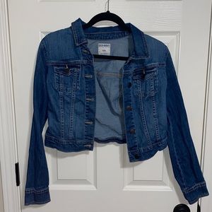 Old Navy cropped denim jacket